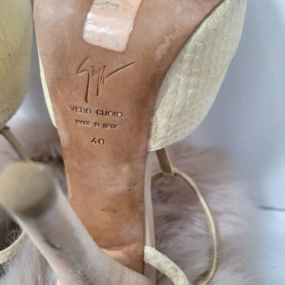 Giuseppe Zanotti Sand Open Toe T-strap Hidden Platforms - Picture 8 of 8